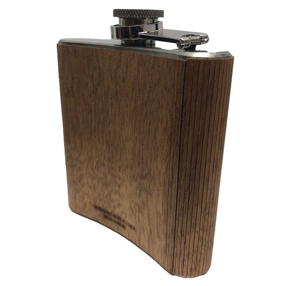 Woodchuck USA 6oz Flask Camo flask. Real Wood Covered Stainless Steel - Picture 4 of 8